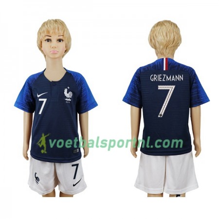 Frankrijk Griezmann 7 Kind Thuis Tenue WK voetbal 2018